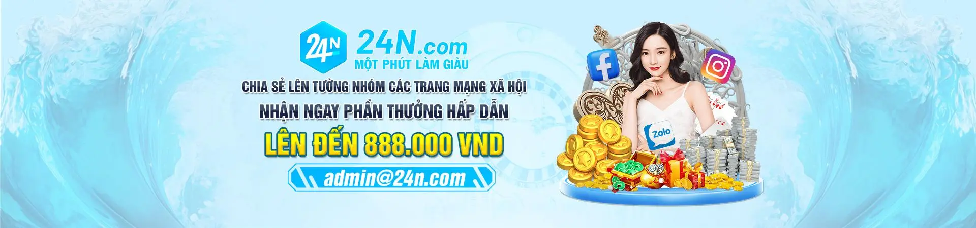 24n thưởng chia sẻ mạng xã hội