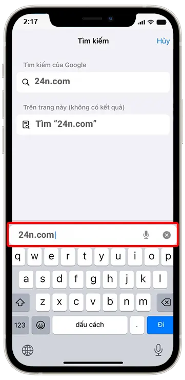 Bước 2 Truy cập “24n.com”